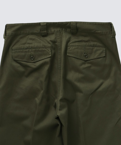 FIDELITY(フィデリティ)の「2TUCK TWILL TROUSERS PANTS / トラウザーパンツ(その他パンツ・メンズ・カーキ/ベージュ/ブラック・LARGE/MEDIUM/X-LARGE)」の12枚目の写真