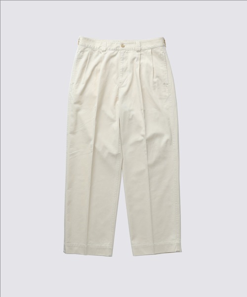 FIDELITY(フィデリティ)の「2TUCK TWILL TROUSERS PANTS / トラウザーパンツ(その他パンツ・メンズ・カーキ/ベージュ/ブラック/オフホワイト・LARGE/MEDIUM/X-LARGE)」の15枚目の写真