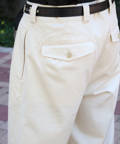 FIDELITY(フィデリティ)の「2TUCK TWILL TROUSERS PANTS / トラウザーパンツ(その他パンツ・メンズ・カーキ/ベージュ/ブラック/オフホワイト・LARGE/MEDIUM/X-LARGE)」の19枚目の写真