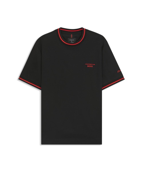 BOSS(ボス)の「Porsche x BOSS アクティブ コットンブレンド Tシャツ(Tシャツ/カットソー・メンズ・オレンジ/ブラック・S/M/L/XL/XXXL/XXL)」の6枚目の写真