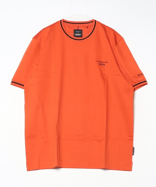 Porsche x BOSS アクティブ コットンブレンド Tシャツ（Tシャツ