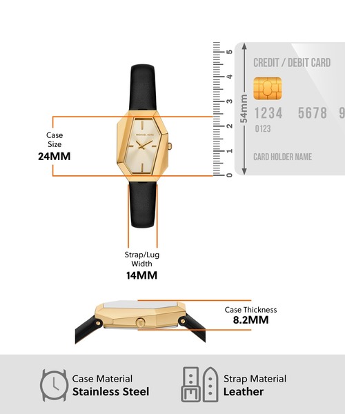 MICHAEL KORS（マイケルコース）の「マイケル・コース 腕時計 レディース アナログ レザー MK4880（アナログ腕時計・レディース・ブラック・FREE）」の7枚目の写真
