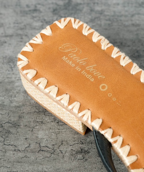 PAOLO BOVE（パオロボーヴ）の「【PAOLO BOVE / パオロ ボーヴ】ヒール トングサンダル / ラフィア【web限定】（サンダル・レディース・シルバー/ブラック・38/36/39/37）」の15枚目の写真