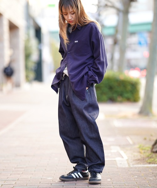 Cal Top（キャルトップ）の「CALTOP キャルトップ L/S SHIRTS 無地シャツ（シャツ/ブラウス・メンズ・ブラック/ネイビー/バーガンディー・SMALL/MEDIUM/LARGE）」の6枚目の写真