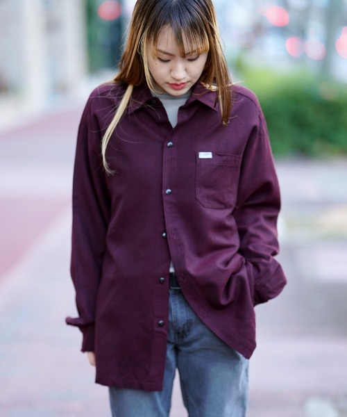 Cal Top（キャルトップ）の「CALTOP キャルトップ L/S SHIRTS 無地シャツ（シャツ/ブラウス・メンズ・ブラック/ネイビー/バーガンディー・SMALL/MEDIUM/LARGE）」の18枚目の写真