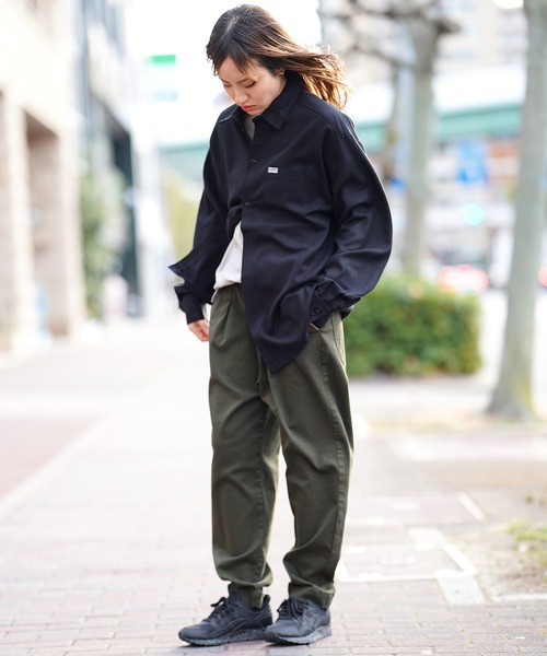 Cal Top（キャルトップ）の「CALTOP キャルトップ L/S SHIRTS 無地シャツ（シャツ/ブラウス・メンズ・ブラック/ネイビー/バーガンディー・SMALL/MEDIUM/LARGE）」の8枚目の写真