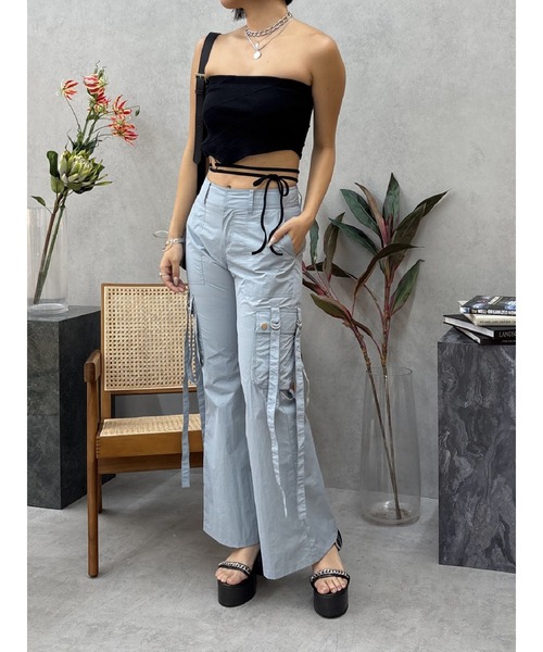 EVRIS（エヴリス）の「ハートモチーフコルセットトップス（チューブトップ・レディース・ブラック/ホワイト・FREE）」の7枚目の写真