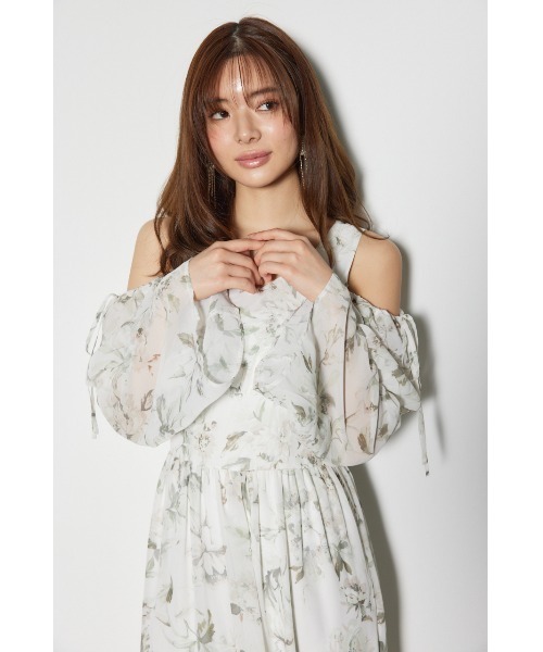 セール】2WAYレースドッキングフレア ワンピース 春服