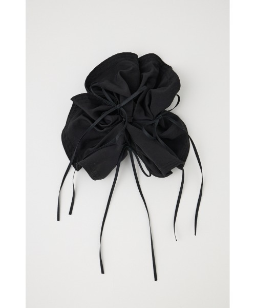MOUSSY(マウジー)の「BIG RIBBON シュシュ(ヘアゴム・レディース・ブラック/ホワイト・FREE)」の3枚目の写真