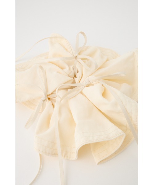 MOUSSY(マウジー)の「BIG RIBBON シュシュ(ヘアゴム・レディース・ブラック/ホワイト・FREE)」の11枚目の写真