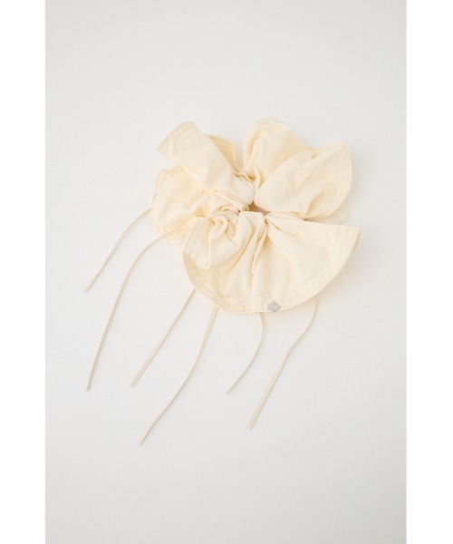 MOUSSY(マウジー)の「BIG RIBBON シュシュ(ヘアゴム・レディース・ブラック/ホワイト・FREE)」の12枚目の写真