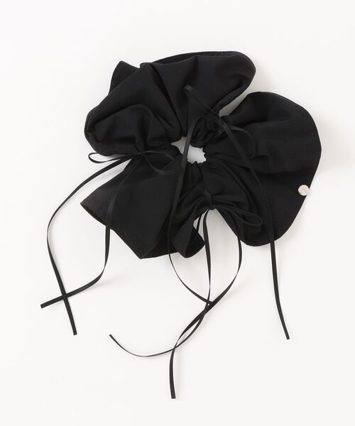 MOUSSY(マウジー)の「BIG RIBBON シュシュ(ヘアゴム・レディース・ブラック/ホワイト・FREE)」の15枚目の写真