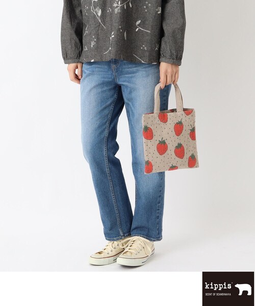 one'sterrace(ワンズテラス)の「Kippis キッピス ミニバッグ イチゴ(トートバッグ・レディース・ブルー系その他7/ベージュ系8・99)」の12枚目の写真