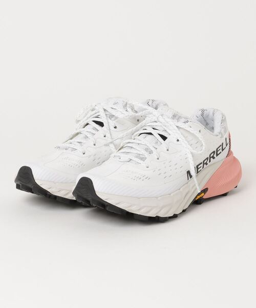 MERRELL（メレル）の「アジリティー ピーク 5（スニーカー・レディース・ベージュ系その他/レッド系その他/ホワイト×ピンク/ライトブルー/ホワイト×ブラック/アイボリー・5.5/8/7.5/7/6.5/6）」の5枚目の写真