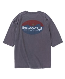 KAVU/カブー Surf Logo BB Tee/サーフロゴベースボールティー