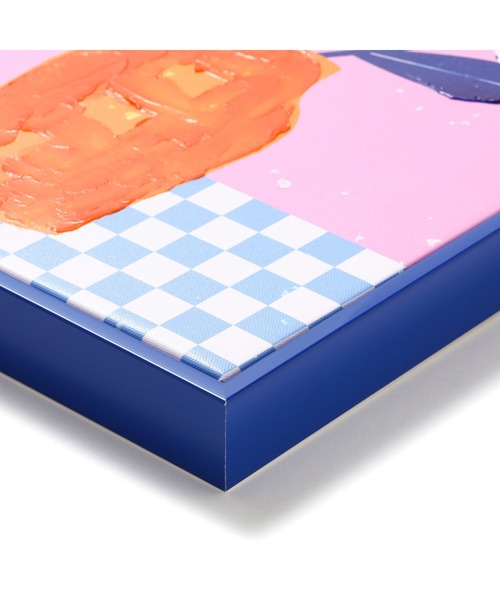 セール】カラフルフレーム アートボード ブルー（ポスター/アート