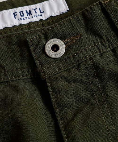 FDMTL（ファンダメンタル）の「FDMTL/ファンダメンタル/HAKAMA CARGO PANTS RINSE（カーゴパンツ・メンズ・カーキ・30inch/28inch/34inch/32inch）」の4枚目の写真