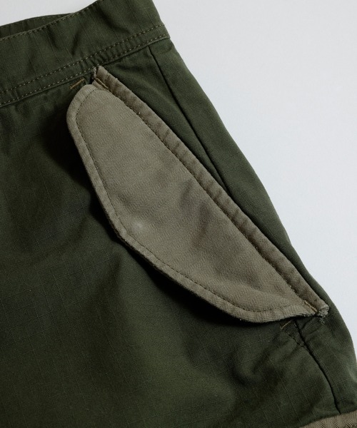 FDMTL（ファンダメンタル）の「FDMTL/ファンダメンタル/HAKAMA CARGO PANTS RINSE（カーゴパンツ・メンズ・カーキ・30inch/28inch/34inch/32inch）」の6枚目の写真