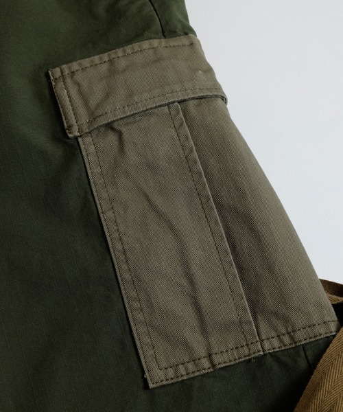 FDMTL（ファンダメンタル）の「FDMTL/ファンダメンタル/HAKAMA CARGO PANTS RINSE（カーゴパンツ・メンズ・カーキ・30inch/28inch/34inch/32inch）」の9枚目の写真
