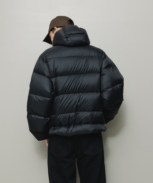 TAION BAL ダウンジャケット 2024秋冬 ブラック BAL/TAION/バル/タイオン/REMOVABLE SLEEVE DOWN JACKET/BAL-TO