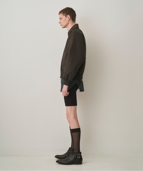 Juha(ユハ)の「LINED PADDED JACKET(ミリタリージャケット・メンズ・ブラック/オリーブ・3/4)」の10枚目の写真