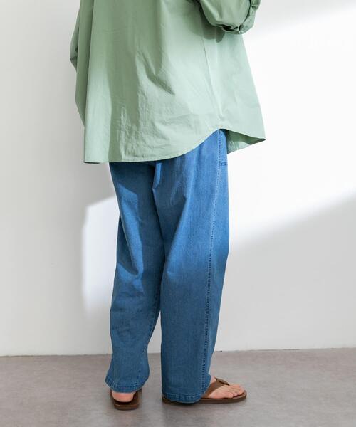 URBAN RESEARCH Sonny Label（アーバンリサーチサニーレーベル）の「接触冷感デニムイージーパンツ（その他パンツ・メンズ・ブルー系その他/インディゴブルー・MEDIUM/LARGE）」の10枚目の写真