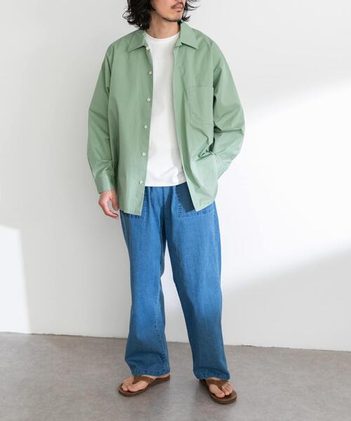 URBAN RESEARCH Sonny Label（アーバンリサーチサニーレーベル）の「接触冷感デニムイージーパンツ（その他パンツ・メンズ・ブルー系その他/インディゴブルー・MEDIUM/LARGE）」の11枚目の写真