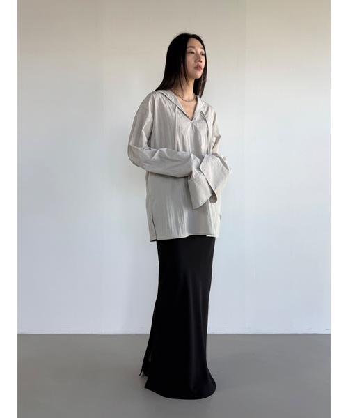 Didot.showroom(ディドット ショールーム)の「【DIDOT.】マリンブラウス(シャツ/ブラウス・レディース・アイボリー/ブラック/グレイッシュベージュ・FREE)」の8枚目の写真