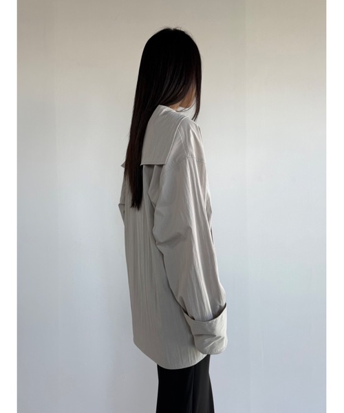 Didot.showroom(ディドット ショールーム)の「【DIDOT.】マリンブラウス(シャツ/ブラウス・レディース・アイボリー/ブラック/グレイッシュベージュ・FREE)」の10枚目の写真
