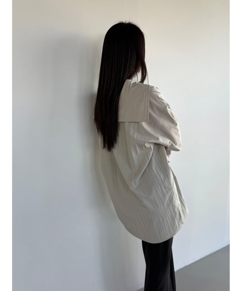 Didot.showroom(ディドット ショールーム)の「【DIDOT.】マリンブラウス(シャツ/ブラウス・レディース・アイボリー/ブラック/グレイッシュベージュ・FREE)」の12枚目の写真