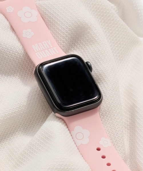 MARY QUANT】シリコンアップルウォッチバンド（デジタル腕時計）｜MARY