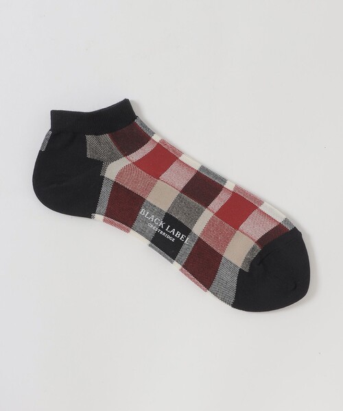 BLACK LABEL CRESTBRIDGE（ブラックレーベル・クレストブリッジ）の「クレストブリッジチェックショートソックス（ソックス/靴下・メンズ・ブラック/レッド系その他2/ベージュ系その他6/ベージュ系その他/ダークブラウン・FREE）」の8枚目の写真