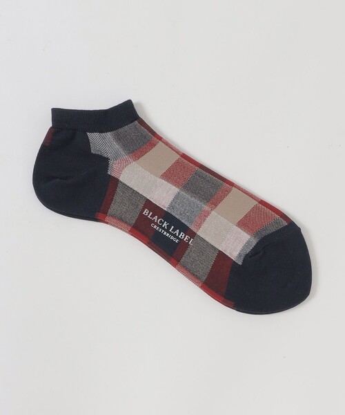 BLACK LABEL CRESTBRIDGE（ブラックレーベル・クレストブリッジ）の「クレストブリッジチェックショートソックス（ソックス/靴下・メンズ・ブラック/レッド系その他2/ベージュ系その他6/ベージュ系その他/ダークブラウン・FREE）」の12枚目の写真
