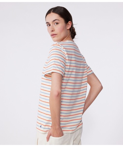 PETIT BATEAU（プチバトー）の「半袖Ｔシャツ（Tシャツ/カットソー・レディース・ホワイト系その他・XX-SMALL/X-SMALL/SMALL/MEDIUM/LARGE）」の6枚目の写真