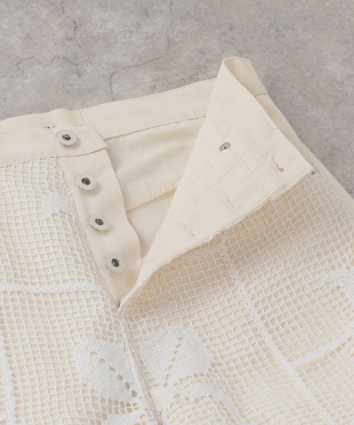 CITYSHOP(シティーショップ)の「SILPHIUM Lace denim:デニムパンツ(デニムパンツ・レディース・ホワイト・26cm/28cm)」の9枚目の写真