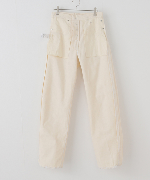 セール】SILPHIUM Lace denim：デニムパンツ（デニムパンツ