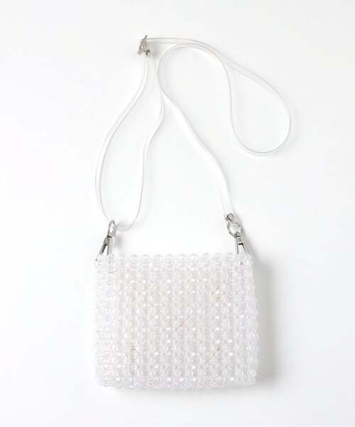 apres les cours（アプレレクール）の「フラワービーズポシェット（ショルダーバッグ・キッズ・オフホワイト・FREE）」の6枚目の写真