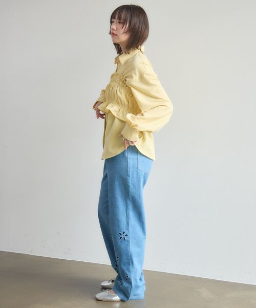 RETRO GIRL(レトロガール)の「カットワークデニムPT(その他パンツ・レディース・ブラック/ブルー/ブルー系その他5・FREE)」の13枚目の写真
