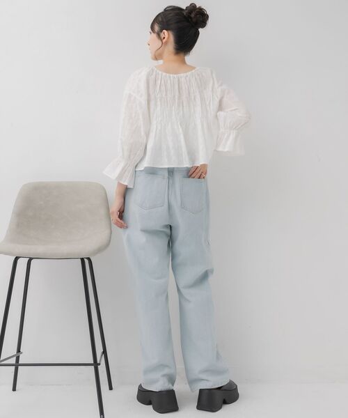 RETRO GIRL(レトロガール)の「カットワークデニムPT(その他パンツ・レディース・ブラック/ブルー/ブルー系その他5・FREE)」の22枚目の写真