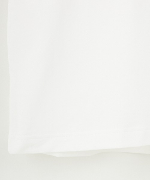 LACOSTE（ラコステ）の「[LACOSTE/ラコステ] カレッジロゴ クルーネックTシャツ（Tシャツ/カットソー・レディース・ネイビー/ホワイト・S/M/XS/L）」の5枚目の写真