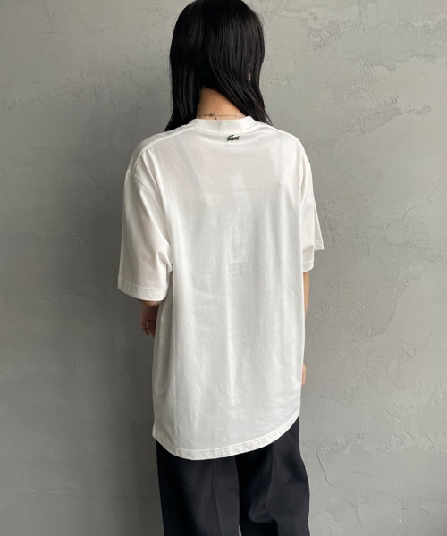 LACOSTE/ラコステ] カレッジロゴ クルーネックTシャツ（Tシャツ