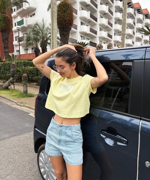 ROXY（ロキシー）の「PEOPLE SPEAK /ロキシーフロントプリント半袖Tシャツ（Tシャツ/カットソー・レディース・ブラック系その他/イエロー・MEDIUM/X-SMALL/SMALL）」の8枚目の写真