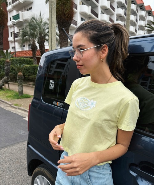 ROXY（ロキシー）の「PEOPLE SPEAK /ロキシーフロントプリント半袖Tシャツ（Tシャツ/カットソー・レディース・ブラック系その他/イエロー・MEDIUM/X-SMALL/SMALL）」の10枚目の写真