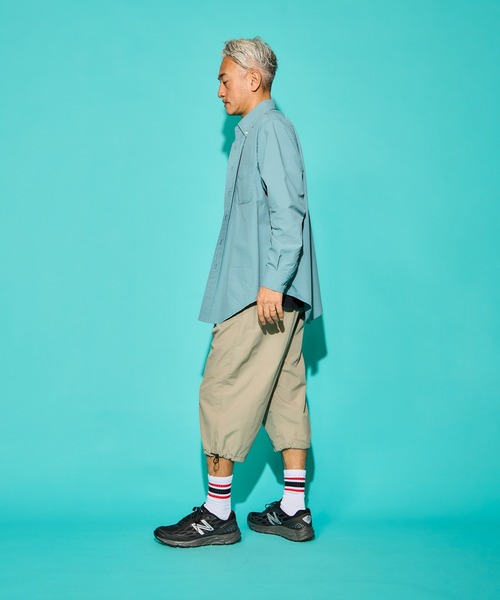 BURLAP OUTFITTER(バーラップアウトフィッター)の「3/4 TRACK PANT / 3/4 トラックパンツ(その他パンツ・メンズ・ベージュ系その他/ブルー系その他/ライトピンク/ネイビー/グレー系その他/ブラック/ブルー系その他2/ブラウン/ピンク・SMALL/LARGE/MEDIUM/X-LARGE)」の11枚目の写真