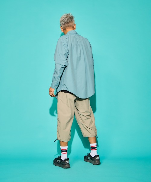 BURLAP OUTFITTER(バーラップアウトフィッター)の「3/4 TRACK PANT / 3/4 トラックパンツ(その他パンツ・メンズ・ベージュ系その他/ブルー系その他/ライトピンク/ネイビー/グレー系その他/ブラック/ブルー系その他2/ブラウン/ピンク・SMALL/LARGE/MEDIUM/X-LARGE)」の10枚目の写真