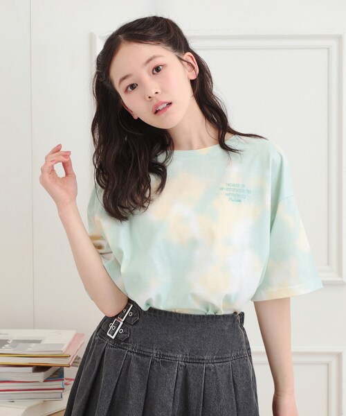 セール】タイダイ柄ビッグTシャツ（Tシャツ/カットソー）｜PINK