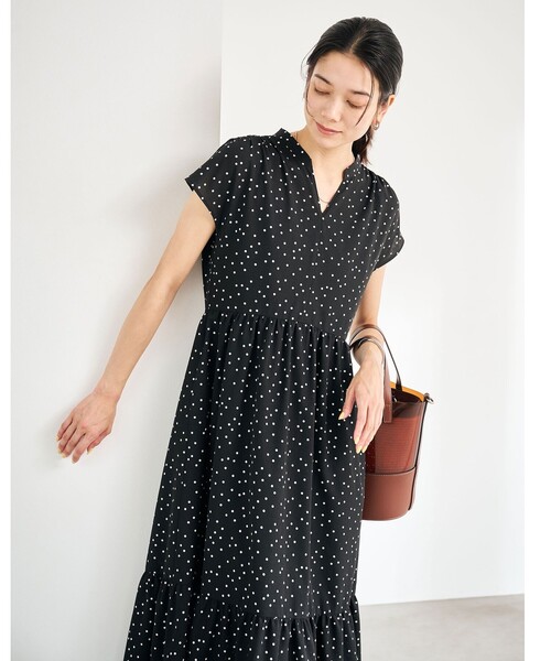 セール】［size SHORTあり］Breeze Cool ティアード ワンピース