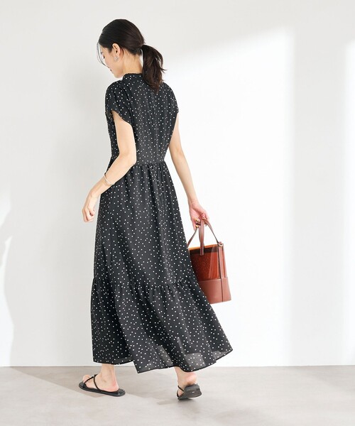 Breeze Cool ティアード ワンピース size SHORTあり］Breeze Cool ティアード ワンピース｜グリーン
