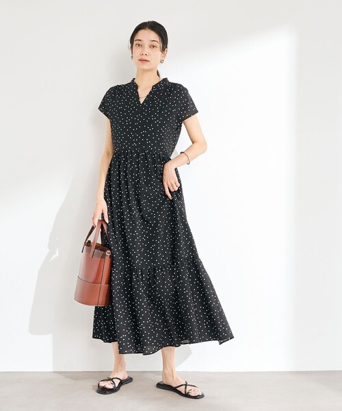ANDRESD 今期　タグ付き新品　レースワンピース　ロング　ダークグリーン ANDRESD タグ付き新品 レースワンピース ロング ダークグリーン