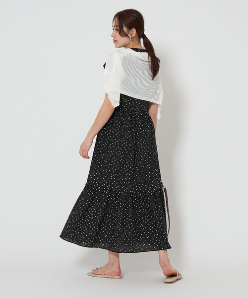 green label relaxing（グリーンレーベルリラクシング）の「［size SHORTあり］Breeze Cool ティアード ワンピース（ワンピース・レディース・その他1/ケリーグリーン/ダークブラウン/ダークグレー・SHORT/FREE）」の15枚目の写真